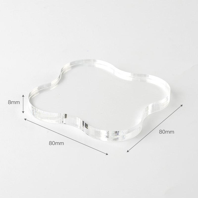 BGM Acrylic Block  L — side view