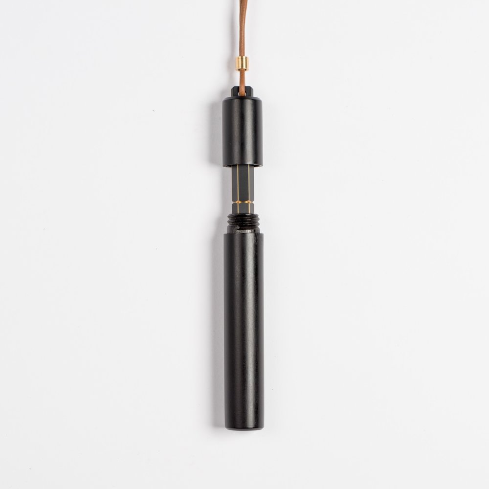 Ystudio Brassing Portable Fountain Pen Fine — engraving example