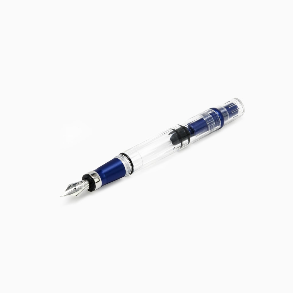 TWSBI Diamond 580 AL R  Fountain Pen - Navy Blue — flat lay