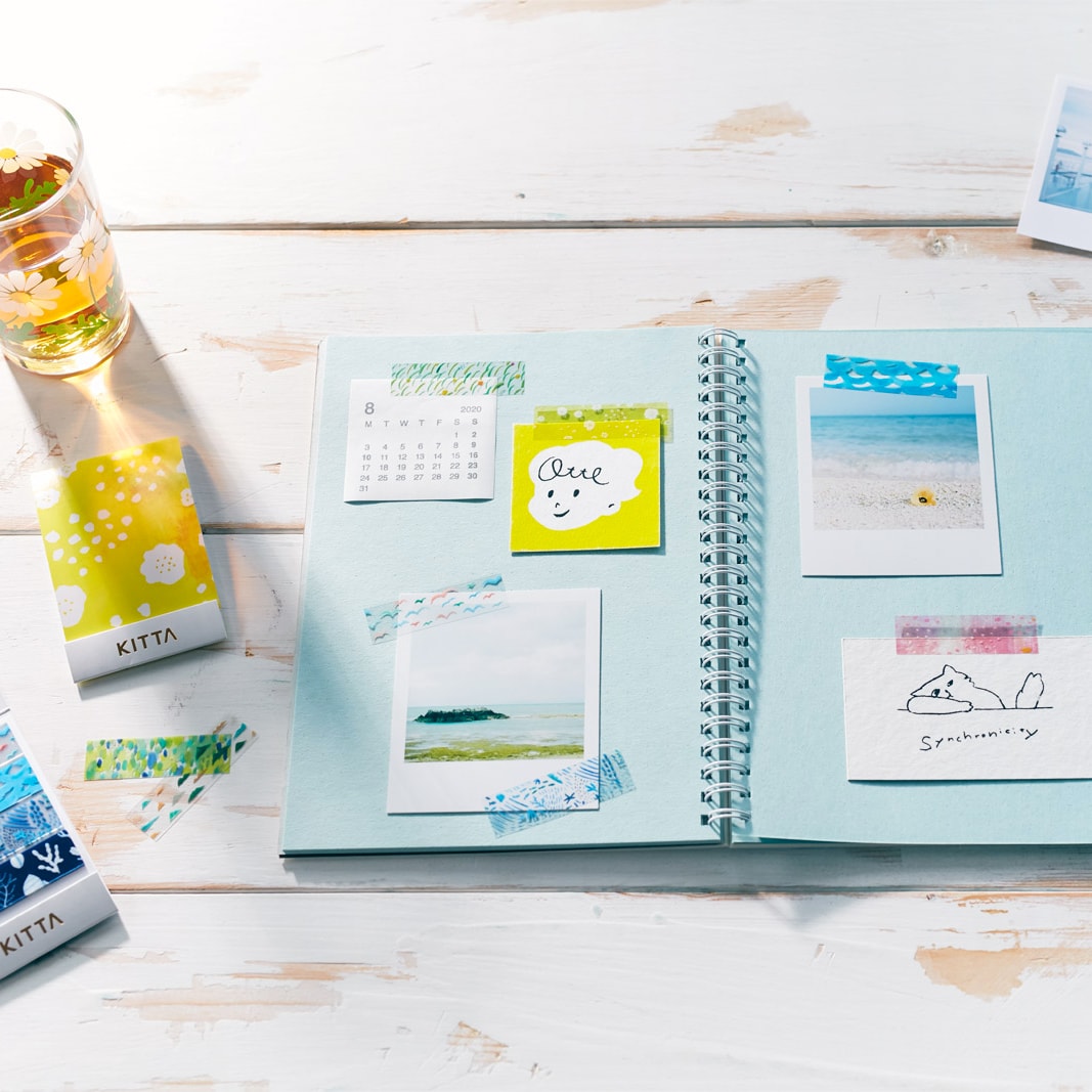 KITTA Clear Tape Seaside — roll side