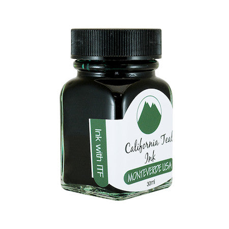 Monteverde 30ml Ink Bottle California Teal — bottle front