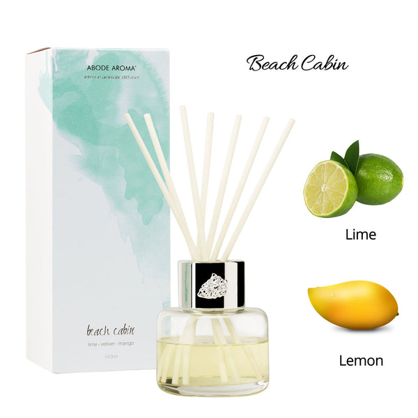 Abode Aroma Seascape Diffuser Beach Cabin (Lime & Mango) — front view