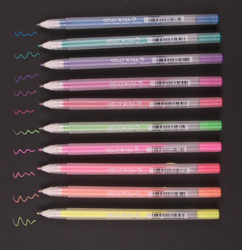 Sakura Gelly Roll Moonlight Set of 12 — side view