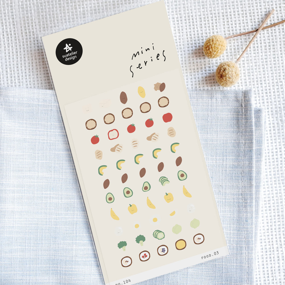 Suatelier Mini Series Sticker - Food.03 Sticker — side view
