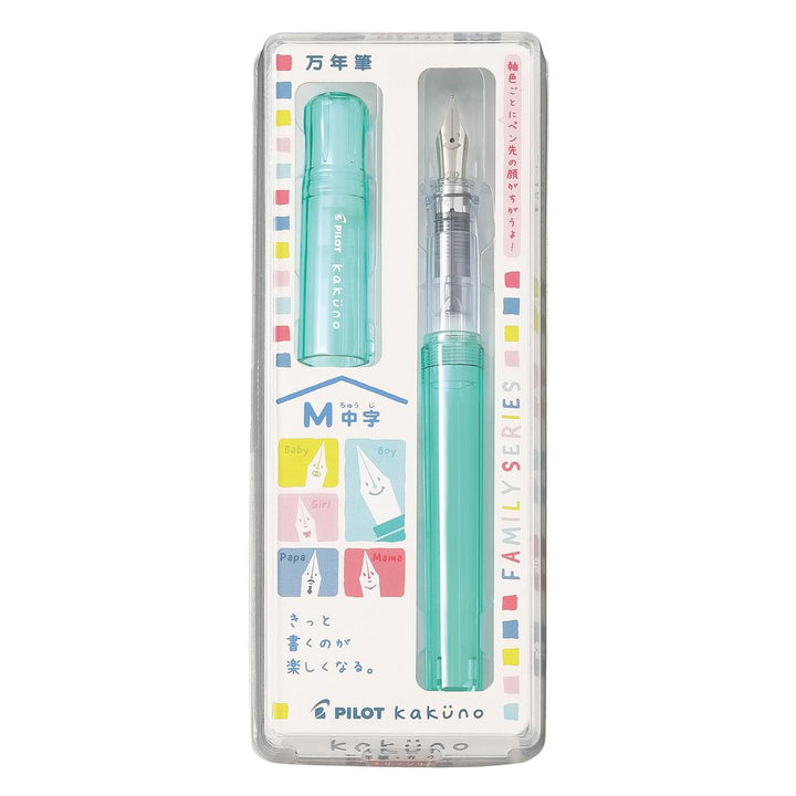 Pilot Kakuno Family Series Fountain Pen — flat lay