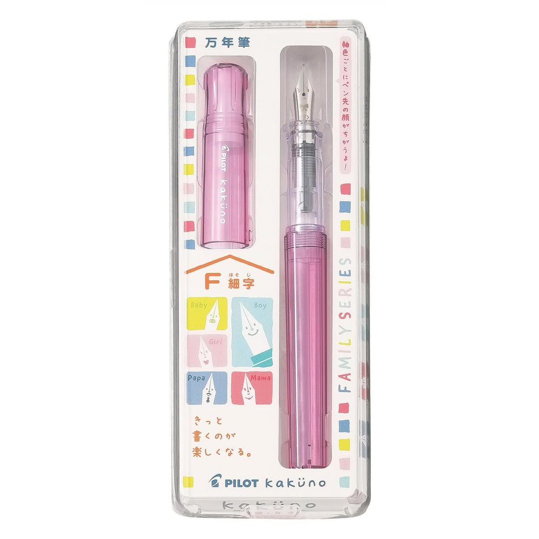 Pilot Kakuno Family Series Fountain Pen — flat lay