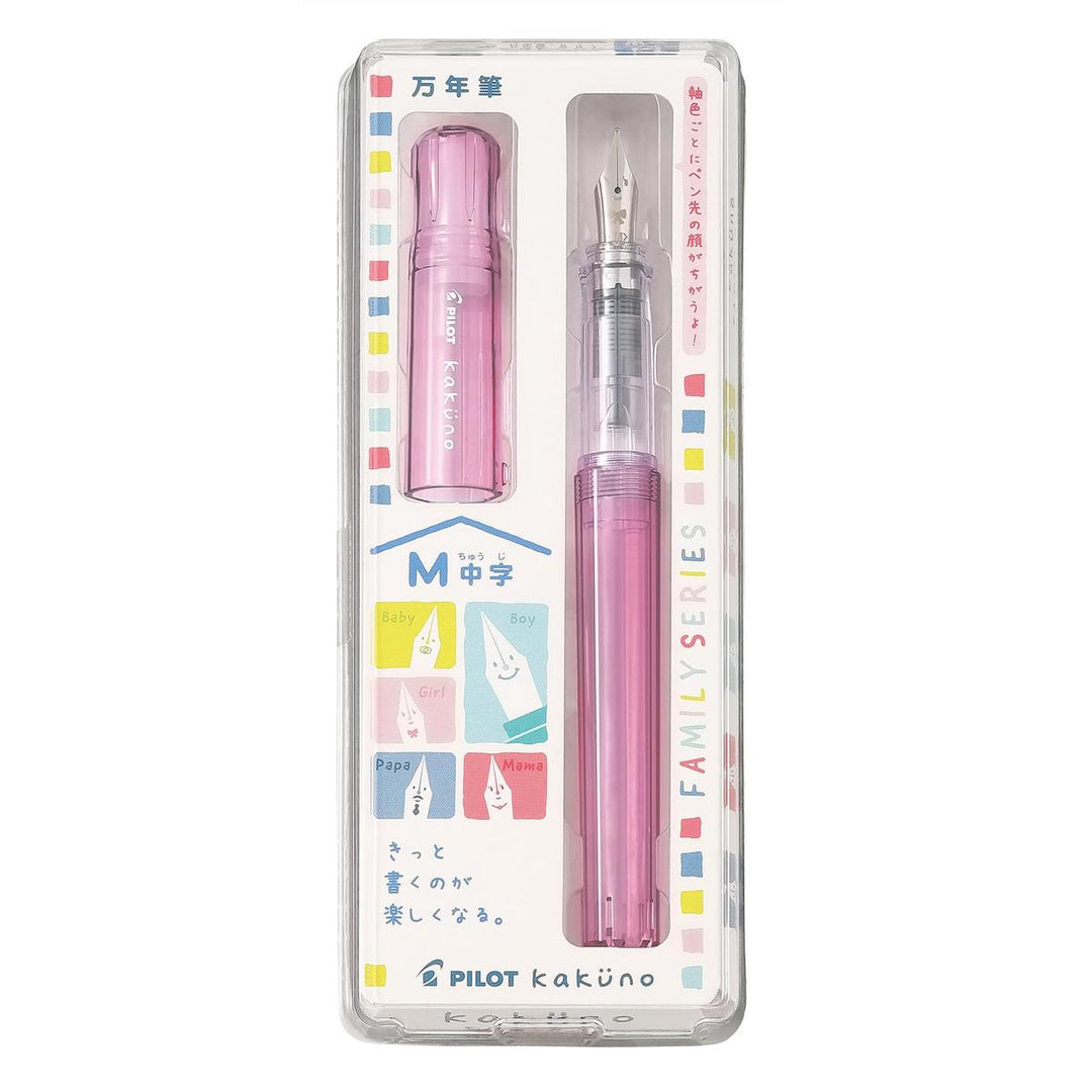 Pilot Kakuno Family Series Fountain Pen — flat lay