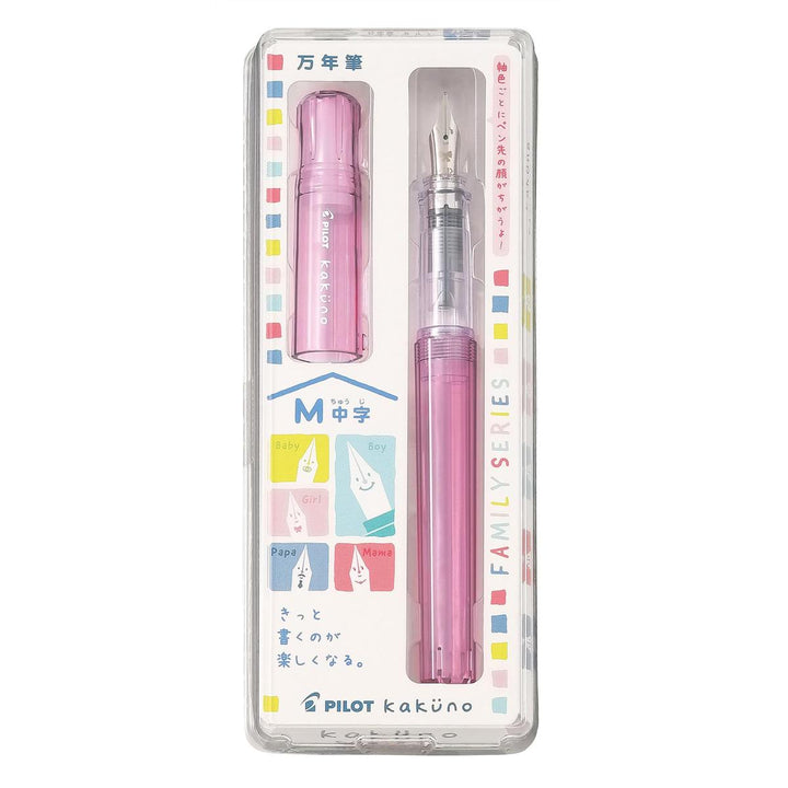 Pilot Kakuno Family Series Fountain Pen — flat lay