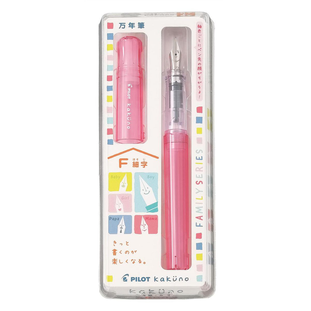 Pilot Kakuno Family Series Fountain Pen — flat lay