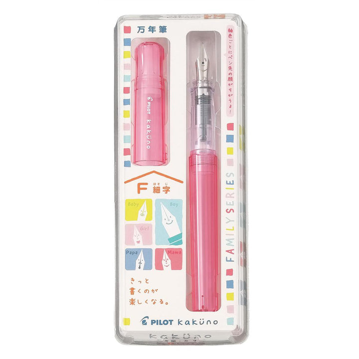 Pilot Kakuno Family Series Fountain Pen — flat lay