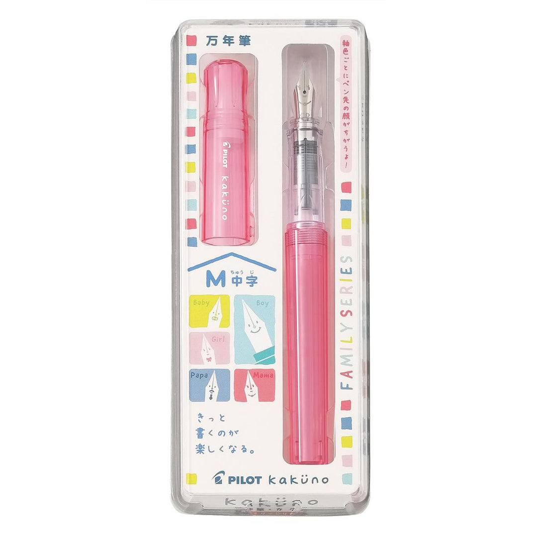 Pilot Kakuno Family Series Fountain Pen — flat lay