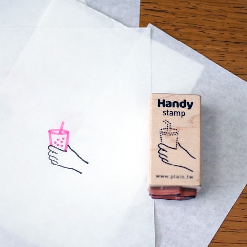 Plain Stationery Handy Stamp - G — front view