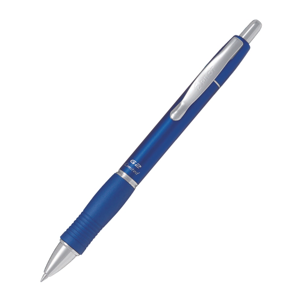 Pilot G2 Limited 0.7mm Gel Pen — flat lay