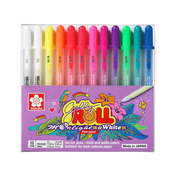 Sakura Gelly Roll Moonlight Set of 12 — front view