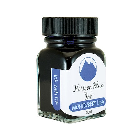 Monteverde 30ml Ink Bottle Horizon Blue — bottle front