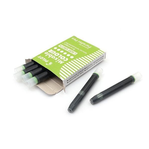 (DD) Pilot Parallel Pen Ink Cartridge — flat lay