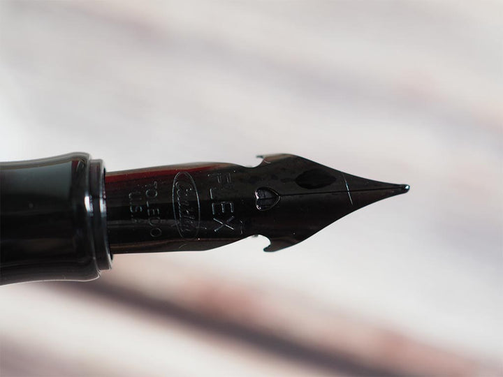 Conklin Duraflex Limited Edition Fountain Pen (Flex Nib) Chrome — engraving example