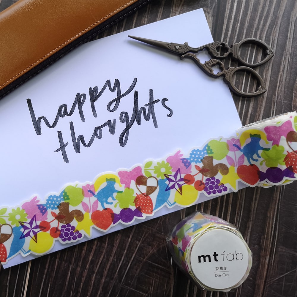 MT Fab Washi Tape - Stamps — applied on surface