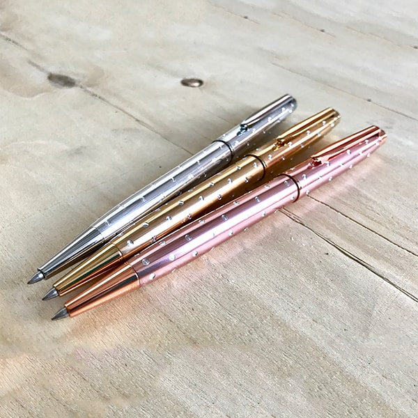 Helen Kelly Starlight Pen Silver — barrel detail