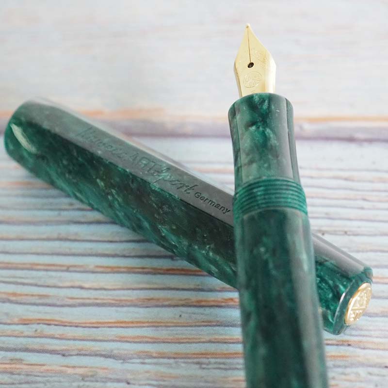 Kaweco Art Sport Fountain Pen Metallic Green Limited Edition 2018 — with packaging