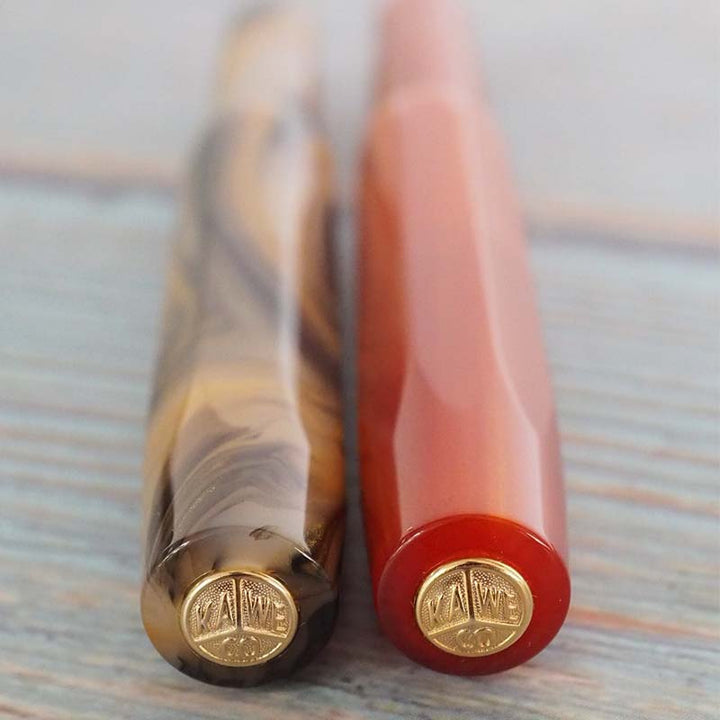Kaweco Pen Limited Edition 2018 Art Sport Fountain - Orange — flat lay