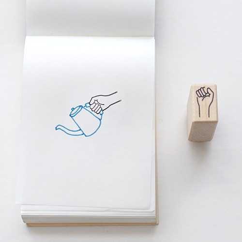 Plain Stationery Handy Stamp - A — front view