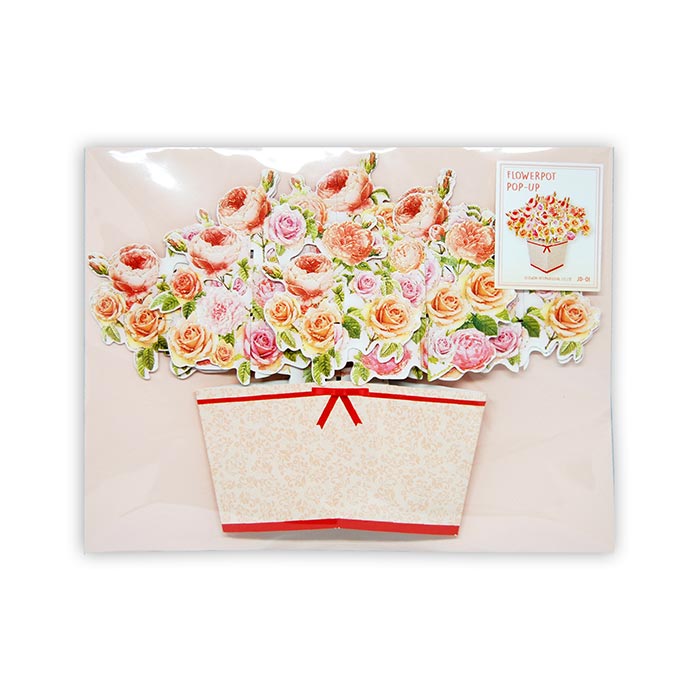 D'Won 3D Pop Up Card Flower In A Box Assorted — side view