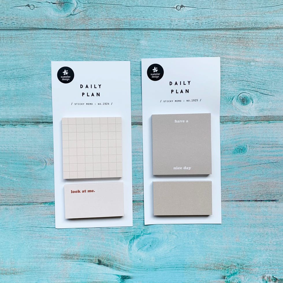 Suatelier Daily Plan Sticky Memo - 18 — detail view