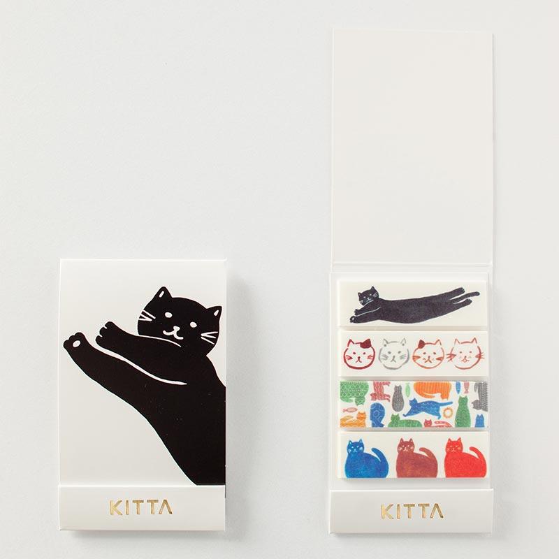 KITTA Washi Tape Cat — roll front