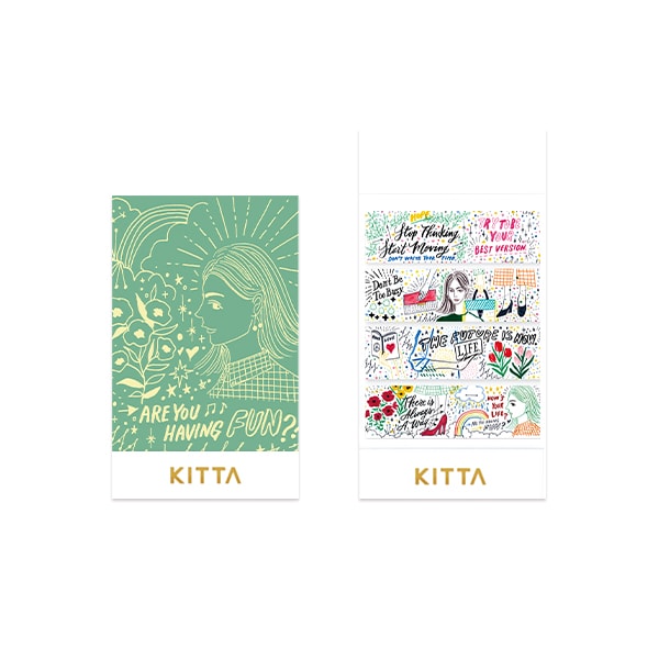 KITTA Washi Tape Drawing — roll front