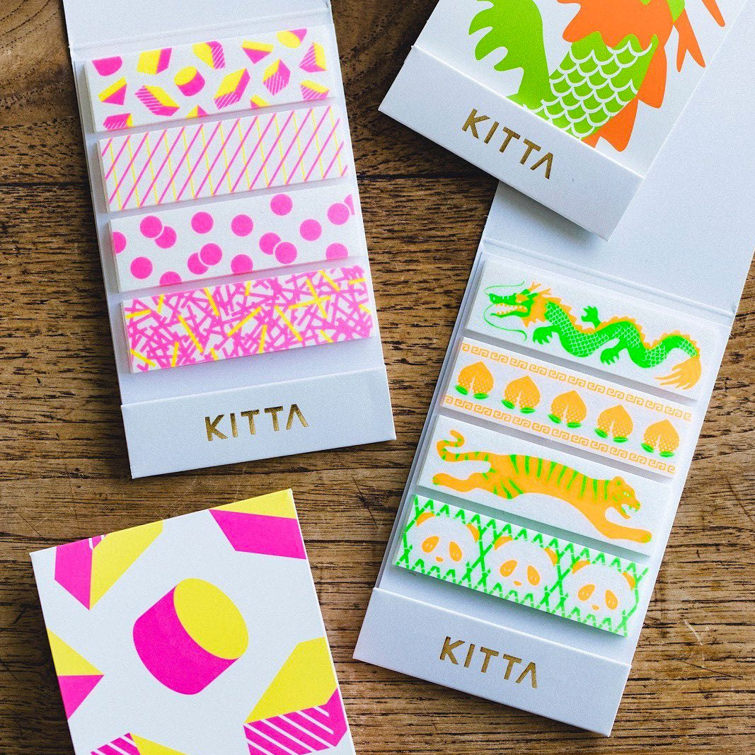 (DC) KITTA Special Washi Tape Oriental — applied on surface