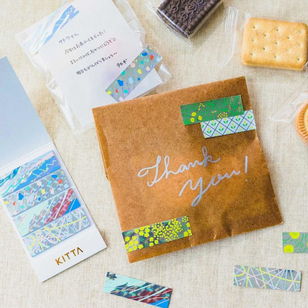 (DD) KITTA Special Washi Tape Pop — pattern detail