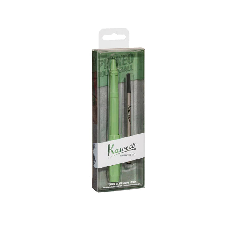 Kaweco Perkeo Rollerball Pen Pack - Jungle Green — capped