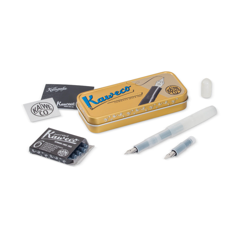 Kaweco Calligraphy Set "S" Natural Coconut — front view