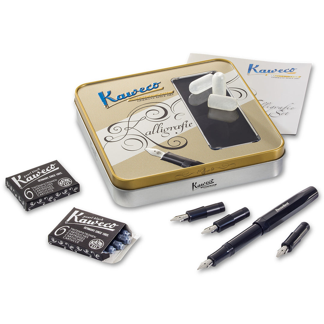 Kaweco Calligraphy Set Black — front view