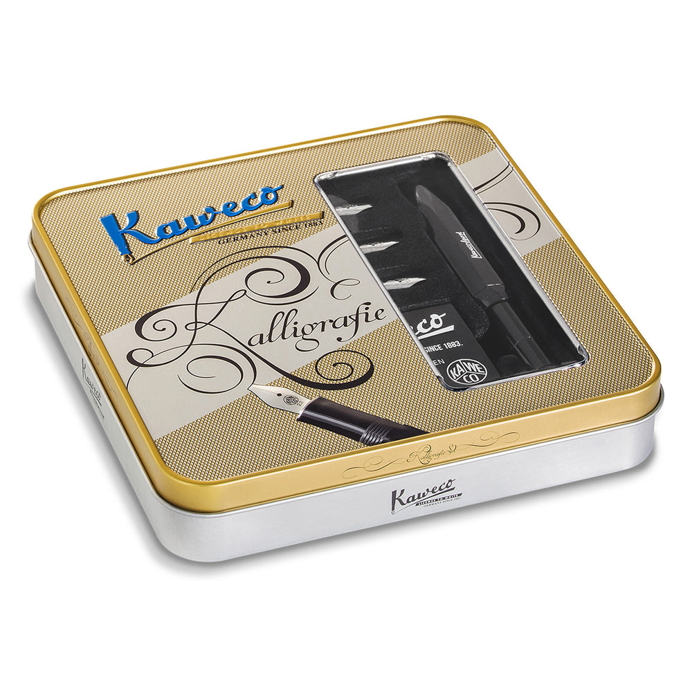 Kaweco Calligraphy Set Black — side view