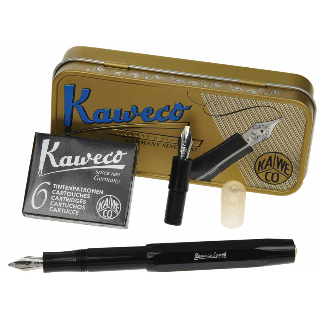 Kaweco Calligraphy Set "S" Black — front view