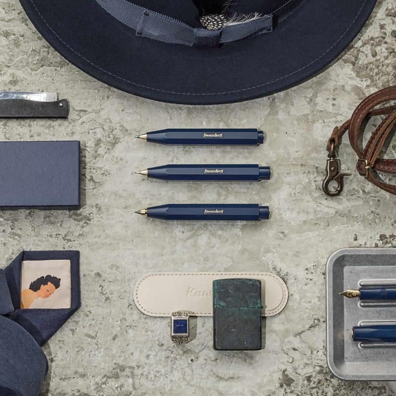 Kaweco Classic Sport Mechanical Pencil - Navy — barrel detail