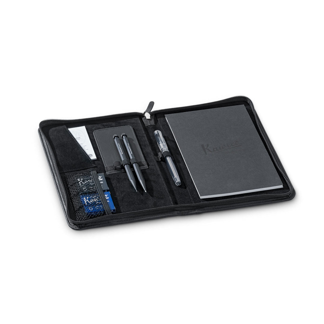 Kaweco Organiser Black Leather A5 — detail view