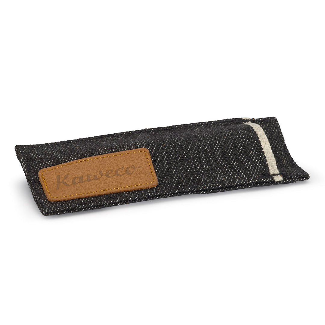Kaweco Denim Pouch Black — front view
