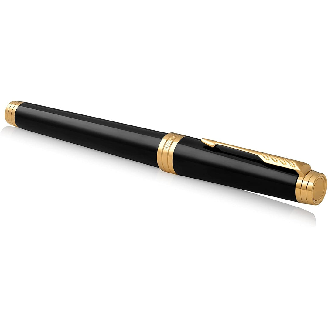Parker Premier Black GT Fountain Pen — engraving example