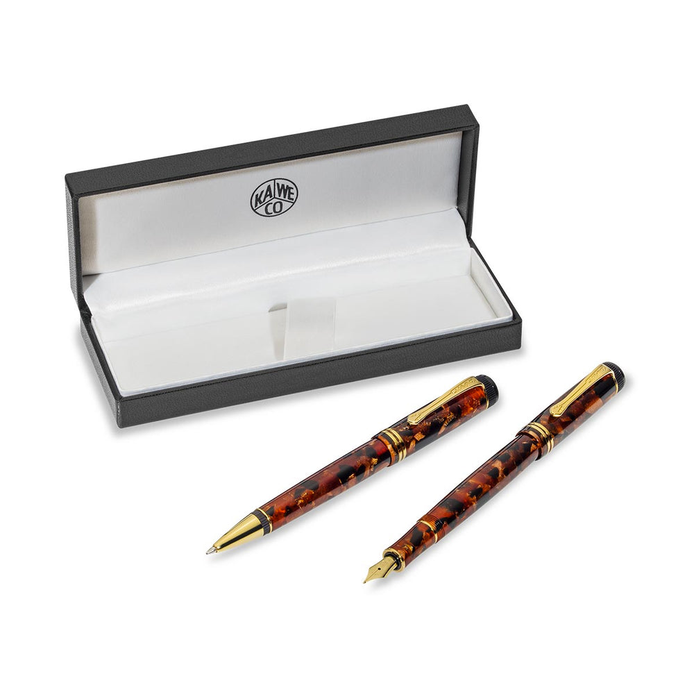 Kaweco DIA2 Limited Edition Set - Medium — uncapped with cap posted