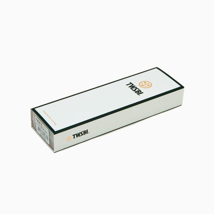 TWSBI ECO Fountain Pen - White with Rose Gold Trim — flat lay