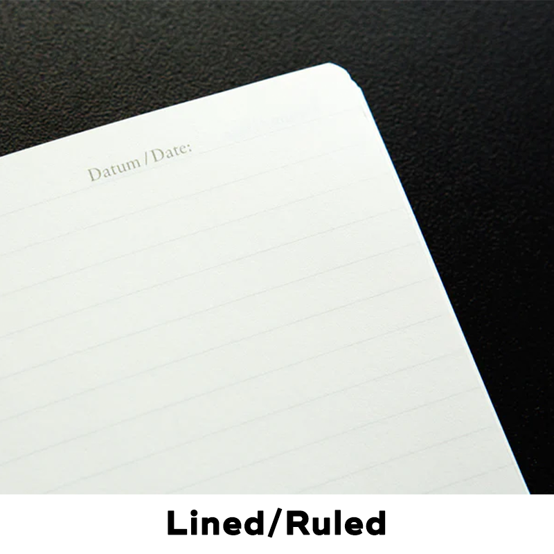 Leuchtturm1917 Natural Colours A5 Medium Hardcover Notebook - Mint Green — size comparison