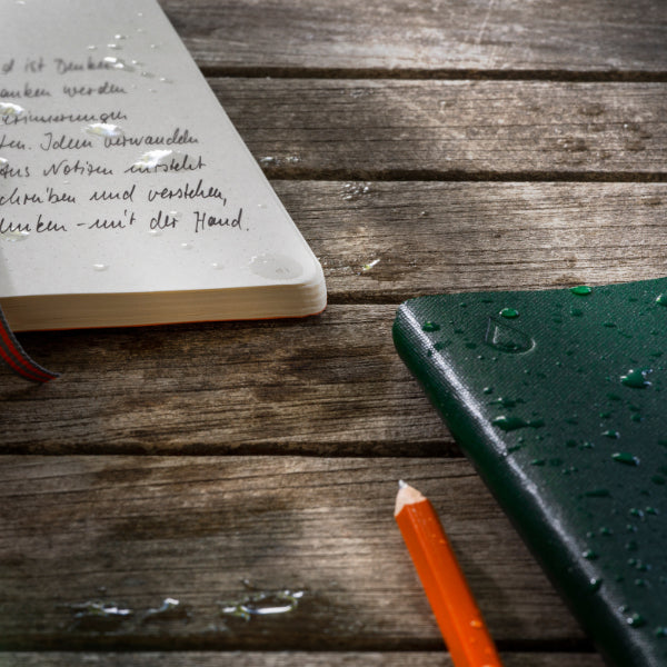 Leuchtturm1917 B6+ Outlines Paperback Weatherproof Flexcover Notebook - Dotted / Walden Green — ruling detail