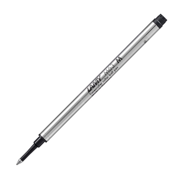 LAMY M63 Rollerball Pen Refill — uncapped with cap posted