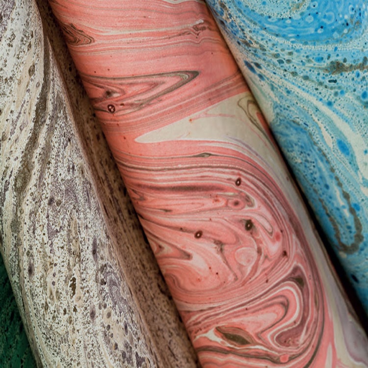 Rossi Marbled Decorative Paper (Handmade) — front view