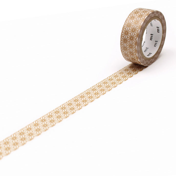MT Masking Tape Deco Washi Tape - Asanoha Sinchu — pattern detail
