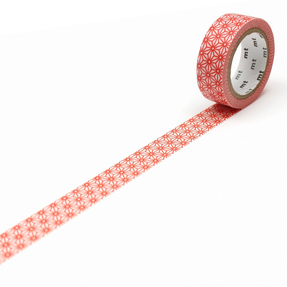 MT Deco Washi Tape - Asanoha Shuaka — pattern detail
