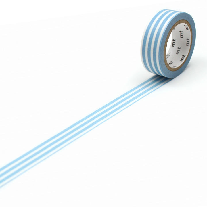 MT Deco Washi Tape Border Ice — roll front
